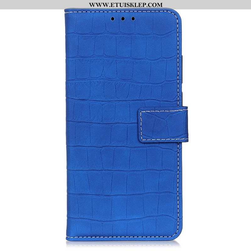 Etui Folio do Samsung Galaxy M33 5G Efekt Skóry Krokodyla